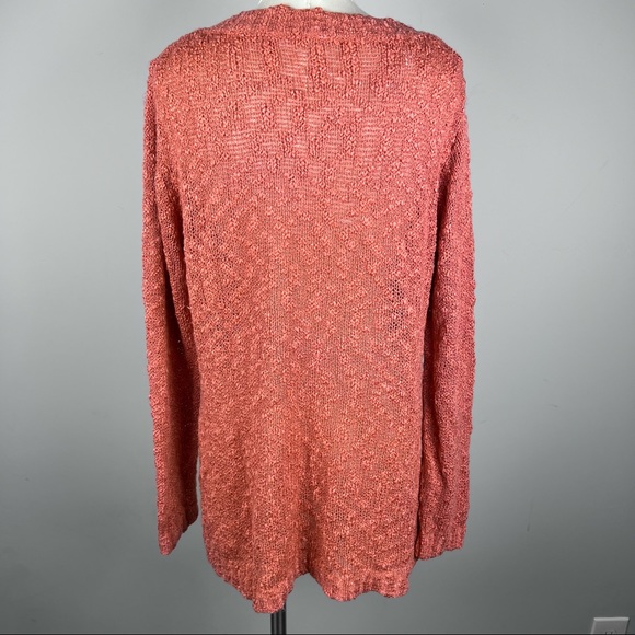 Like NEW-Somedays Lovin, V-neck Sweater, Long Back/Crop Front, See-Thru, XS - Picture 6 of 16